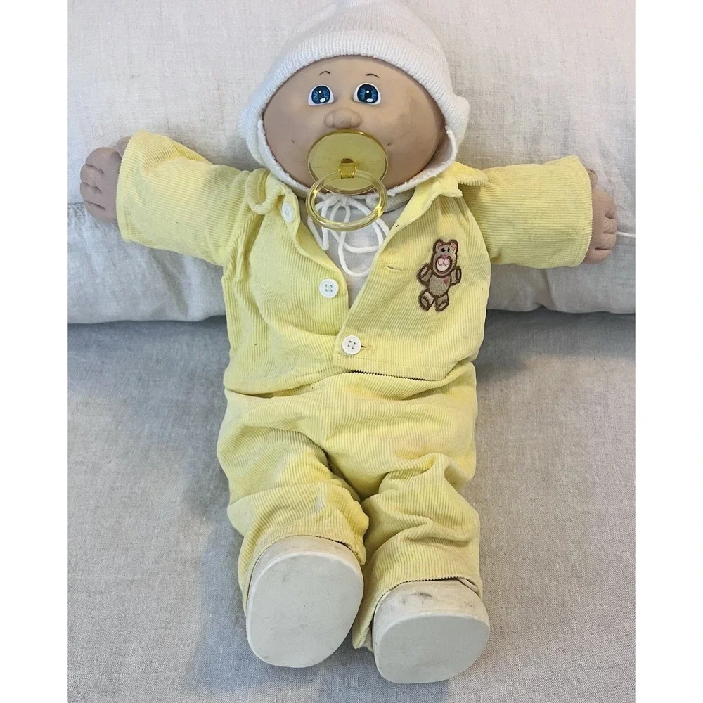 Vintage 1983 Cabbage Patch Kids Xavier Roberts Signed Baby Dolls Lot of 3 Coleco